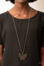 Load image into Gallery viewer, Paparazzi 🔆 Butterfly Boutique - Silver Necklace
