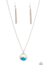 Load image into Gallery viewer, oak-sisters-jewelry-completely-crushed-blue-necklace-paparazzi-accessories-by-lisa
