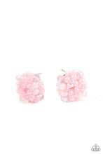 Load image into Gallery viewer, oak-sisters-jewelry-bunches-of-bubbly-pink-post earrings-paparazzi-accessories-by-lisa
