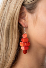 Load image into Gallery viewer, Paparazzi 🔆 Tropical Tryst - Orange Earrings
