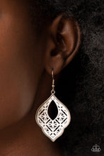 Load image into Gallery viewer, Paparazzi 🔆 Thessaly Terrace - White Earrings

