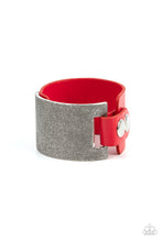 Load image into Gallery viewer, oak-sisters-jewelry-studded-synchronism-red-paparazzi-accessories-by-lisa

