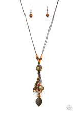 Load image into Gallery viewer, oak-sisters-jewelry-knotted-keepsake-orange-necklace-paparazzi-accessories-by-lisa
