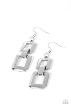 Load image into Gallery viewer, oak-sisters-jewelry-public-square-silver-earrings-paparazzi-accessories-by-lisa
