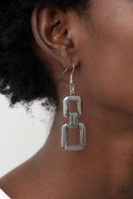 Load image into Gallery viewer, Paparazzi 🔆 Public Square - Silver Earrings
