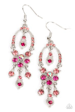 Load image into Gallery viewer, oak-sisters-jewelry-sophisticated-starlet-pink-earrings-paparazzi-accessories-by-lisa
