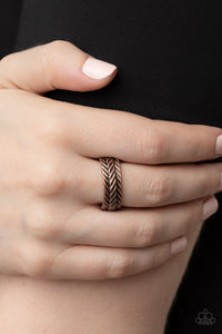 Paparazzi 🔆 Rebellious Ridges - Copper Ring