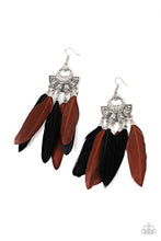 Load image into Gallery viewer, oak-sisters-jewelry-plume-paradise-multi-earrings-paparazzi-accessories-by-lisa
