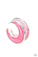 Load image into Gallery viewer, oak-sisters-jewelry-charismatically-curvy-pink-earrings-paparazzi-accessories-by-lisa
