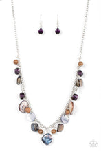 Load image into Gallery viewer, oak-sisters-jewelry-caribbean-charisma-purple-necklace-paparazzi-accessories-by-lisa
