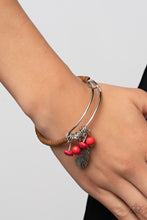 Load image into Gallery viewer, Paparazzi 🔆 Running a-FOWL - Red Bracelet
