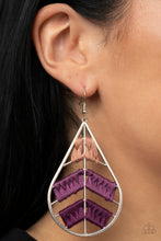 Load image into Gallery viewer, Paparazzi 🔆 Nice Threads - Purple Earrings
