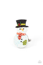 Load image into Gallery viewer, oak-sisters-jewelry-let-it-snow-multi-hair clip-paparazzi-accessories-by-lisa
