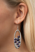 Load image into Gallery viewer, Paparazzi 🔆 Prismatic Poker Face - Purple Earrings
