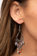 Load image into Gallery viewer, Paparazzi 🔆 Adobe Air - Silver Earrings
