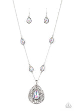 Load image into Gallery viewer, oak-sisters-jewelry-magical-masquerade-silver-necklace-paparazzi-accessories-by-lisa
