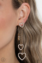 Load image into Gallery viewer, Paparazzi 🔆 Falling In Love - Gold Post Earrings
