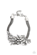 Load image into Gallery viewer, oak-sisters-jewelry-boa-and-arrow-silver-bracelet-paparazzi-accessories-by-lisa
