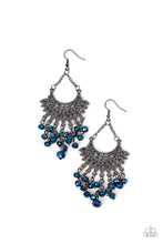 Load image into Gallery viewer, oak-sisters-jewelry-chromatic-cascade-blue-earrings-paparazzi-accessories-by-lisa
