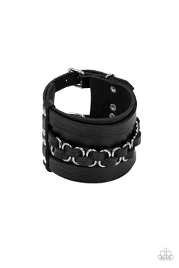 oak-sisters-jewelry-rocker-attitude-black-bracelet-paparazzi-accessories-by-lisa