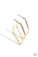 Load image into Gallery viewer, oak-sisters-jewelry-winning-edge-gold-earrings-paparazzi-accessories-by-lisa

