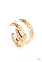 Load image into Gallery viewer, oak-sisters-jewelry-contour-de-force-gold-earrings-paparazzi-accessories-by-lisa
