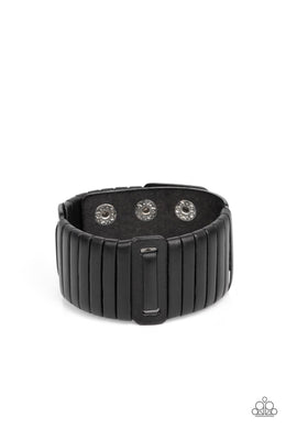 oak-sisters-jewelry-leather-lumberyard-black-bracelet-paparazzi-accessories-by-lisa