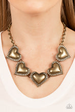 Load image into Gallery viewer, Paparazzi 🔆 Kindred Hearts - Brass Necklace
