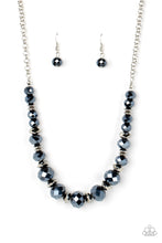 Load image into Gallery viewer, oak-sisters-jewelry-cosmic-cadence-blue-necklace-paparazzi-accessories-by-lisa
