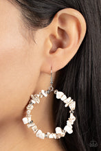 Load image into Gallery viewer, Paparazzi 🔆 Mineral Mantra - White Earrings
