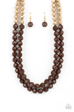 Load image into Gallery viewer, oak-sisters-jewelry-greco-getaway-brown-necklace-paparazzi-accessories-by-lisa
