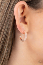 Load image into Gallery viewer, Paparazzi 🔆 BEVEL Up - Rose Gold Earrings
