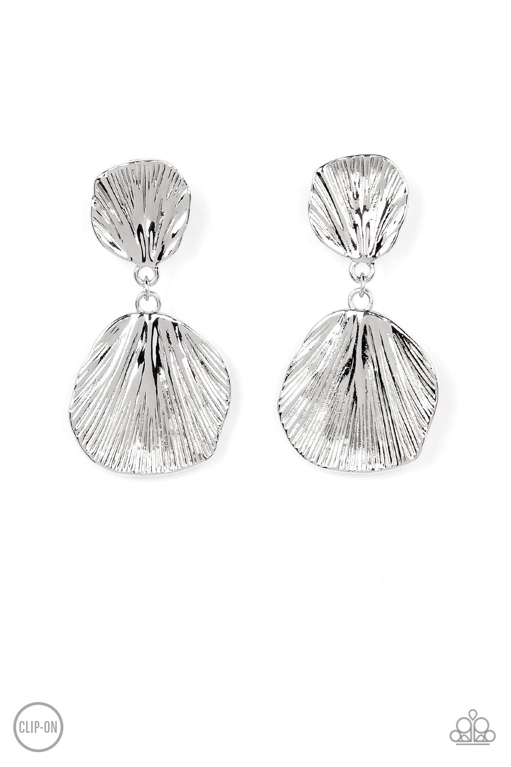 oak-sisters-jewelry-metro-mermaid-silver-clip-on-paparazzi-accessories-by-lisa