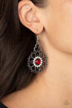 Load image into Gallery viewer, Paparazzi 🔆 Floral Renaissance - Red Earrings
