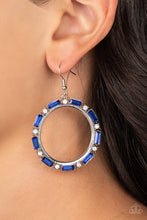 Load image into Gallery viewer, Paparazzi 🔆Gritty Glow - Blue Earrings
