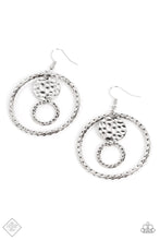 Load image into Gallery viewer, oak-sisters-jewelry-mojave-metal-art-silver-earrings-paparazzi-accessories-by-lisa
