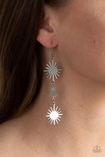 Load image into Gallery viewer, Paparazzi 🔆 Solar Soul - Silver Earrings
