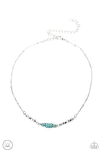 Load image into Gallery viewer, oak-sisters-jewelry-retro-rejuvenation-blue-necklace-paparazzi-accessories-by-lisa
