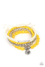 Load image into Gallery viewer, oak-sisters-jewelry-offshore-outing-yellow-bracelet-paparazzi-accessories-by-lisa
