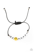 Load image into Gallery viewer, oak-sisters-jewelry-i-love-your-smile-black-bracelet-paparazzi-accessories-by-lisa
