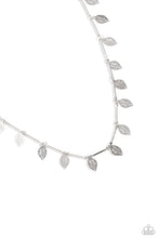 Load image into Gallery viewer, oak-sisters-jewelry-leaf-a-light-on-silver-necklace-paparazzi-accessories-by-lisa

