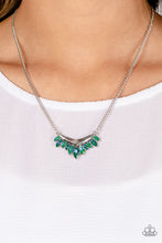 Load image into Gallery viewer, Paparazzi 🔆Flash of Fringe - Green Necklace
