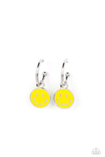 Load image into Gallery viewer, oak-sisters-jewelry-subtle-smile-yellow-earrings-paparazzi-accessories-by-lisa

