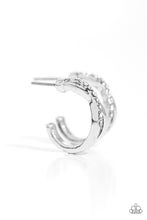 Load image into Gallery viewer, oak-sisters-jewelry-horoscopic-helixes-white-earrings-paparazzi-accessories-by-lisa
