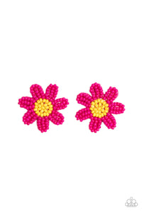 oak-sisters-jewelry-sensational-seeds-pink-post earrings-paparazzi-accessories-by-lisa