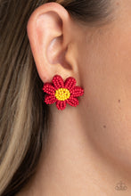 Load image into Gallery viewer, Paparazzi 🔆 Sensational Seeds - Red Post Earrings
