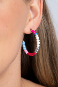 Paparazzi 🔆 Multicolored Mambo - Pink Multi Earrings