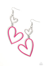Load image into Gallery viewer, oak-sisters-jewelry-pristine-pizzazz-pink-earrings-paparazzi-accessories-by-lisa
