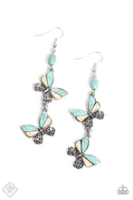 Load image into Gallery viewer, oak-sisters-jewelry-spirited-soar-blue-earrings-paparazzi-accessories-by-lisa
