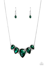 Load image into Gallery viewer, oak-sisters-jewelry-regally-refined-green-necklace-paparazzi-accessories-by-lisa
